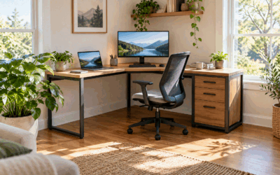 Best Corner Desks for Small Spaces: L-Shaped vs. Triangle