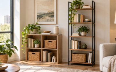 Furinno vs Sweetcrispy Cube Bookcases for Small Spaces