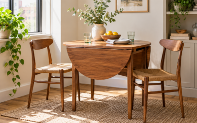 Drop Leaf Tables for Small Spaces: Open vs Closed Size