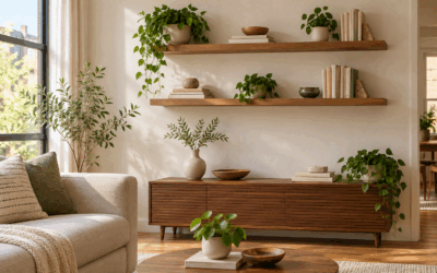 Floating Shelves for a Living Room: Depth and Load