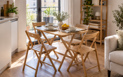 Folding Table and Chairs: Size, Chairs and Weight