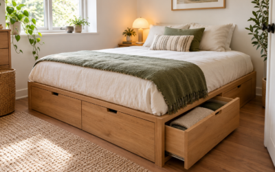Full Size Bed Base With Drawers: Sizes and Pull-Out