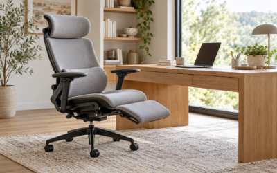 Reclining Office Chair: Recline Angle, Footrest, Rating