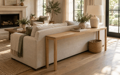 Table Behind a Couch: Height and Depth Guide