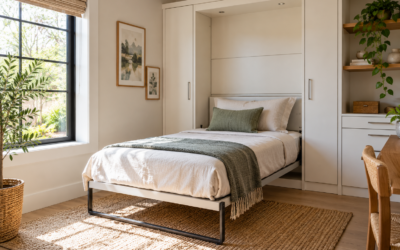 Twin Murphy Bed: Chest, Wall Kit or Fold-Flat Bed