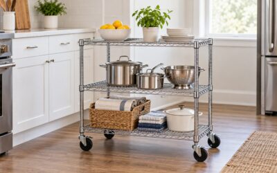 VEVOR 36.6-Inch Wire Kitchen Cart Review
